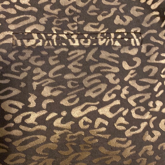 Cato black & gold straight cut pants. Size 8 - Picture 7 of 13